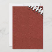 Kinder Football verjaardagsuitnodiging Kaart (Achterkant)