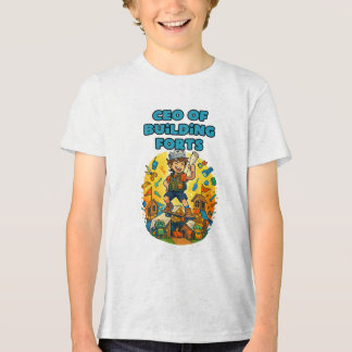 kinder fortbouwer grappig shirt