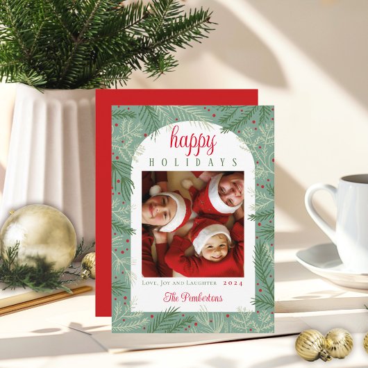 Kinder foto Happy Holiday Kaart