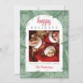 Kinder foto Happy Holiday Kaart (Voorkant)