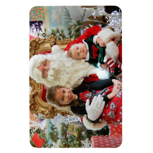 Kinder foto kerstkoelkast grootouders magneet (Verticaal)