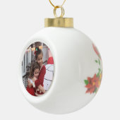 Kinder foto of familiefoto keramische bal ornament (Rechts)