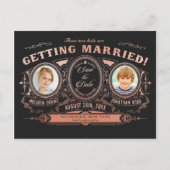 Kinder Foto Sla de Datum Briefkaarten Roos Gold Fo (Voorkant)