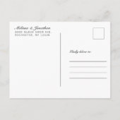 Kinder foto Sla de datum Briefkaarten schoolbord (Achterkant)