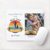 Kinder foto van de beste vaders dag Golf Lover Muismat (Met muis)