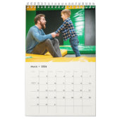 Kinder foto van de moderne eenvoudige grafische fa kalender (Mar 2026)