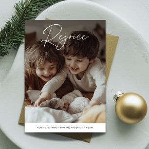Kinder foto Verheugt Religieuze Kerst Bijbels Feestdagenkaart