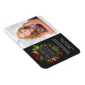 Kinder foto voor kerstcadeautjes met Happy Holiday Magneet (Rechterzijde)