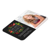 Kinder foto voor kerstcadeautjes met Happy Holiday Magneet (Linkerzijde)