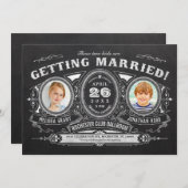  Kinder foto-weduwnaar-uitvindingen Chalkboard Kaart (Voorkant / Achterkant)