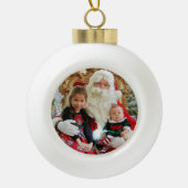 Kinder fotodecoratieve fotoserie Foto Keramische Bal Ornament (Voorkant)