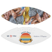 Kinder foto's Beste vaders dag Retro American Football (Panelen)