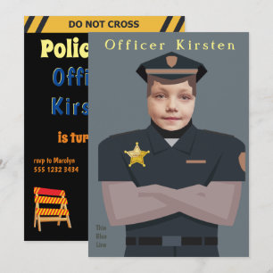 Kinder fotosjabloon Birthday Kaart