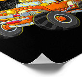 Kinder Fun Boo Riding Monster Truck Halloween Cost Poster (Hoek)