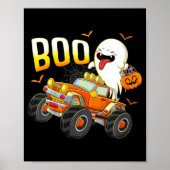 Kinder Fun Boo Riding Monster Truck Halloween Cost Poster (Voorkant)