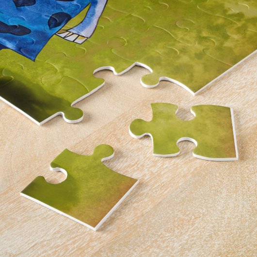 Kinder Fun Game Kleurrijke Schattigee Alien Legpuzzel (Zijkant)