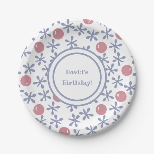 Kinder Fun Jacks Game Verjaardag Papieren Bordje (Voorkant)