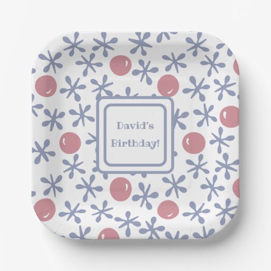 Kinder Fun Jacks Game Verjaardag Papieren Bordje (Voorkant)