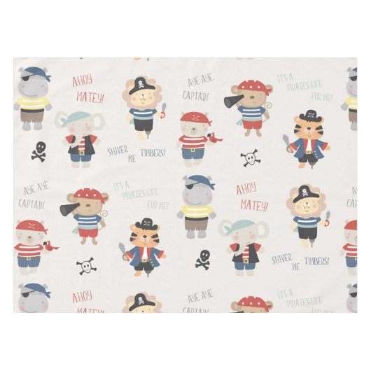 kinder fun Party Piraten Tafelkleed (Voorkant (Horizontaal))