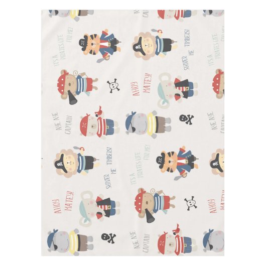 kinder fun Party Piraten Tafelkleed (Voorkant)