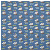 Kinder Fun Pirate Ship Thleed Whimsy Print Stof (Swatch)