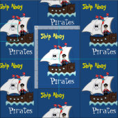 Kinder Fun Pirate Ship Thleed Whimsy Print Stof (Delen)