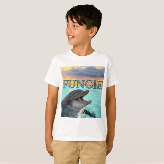 Kinder Fungie the Dolphin T-Shirt (Voorkant volledig)