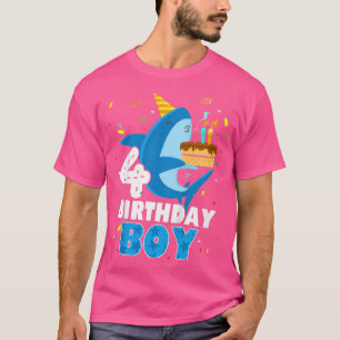 Kinder Funny 4 jaar oude partij voor de viering va T-shirt
