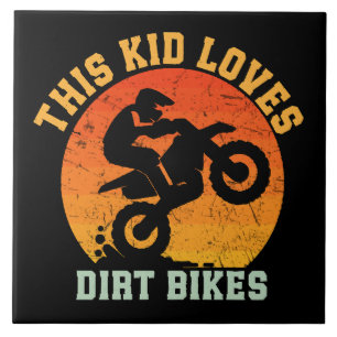 Kinder Funny Dirt Bike Tegeltje