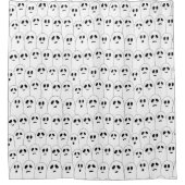 Kinder Funny Halloween Cute White Ghosts pattereer Douchegordijn (Voorkant)