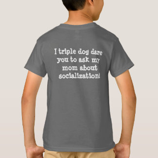 Kinder Funny Homeschool T-shirt Socialisatie