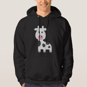 Kinder Funny Koe Moo Cute Boerderij Animal Koeien Hoodie