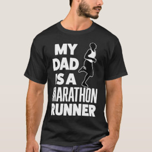 Kinder Funny Mijn vader is een Marathon Runner Rac T-shirt