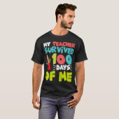 Kinder Funny School Boys Meisjes Kinder Gift 100 d T-shirt (Voorkant volledig)
