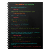 Kinder Funny Test Answers Fun Spiral Custom Notiti Notitieboek (Voorkant)