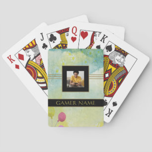 Kinder Gamer Party Naam & Foto Dream Clouds Pokerkaarten