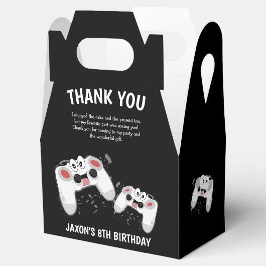 Kinder games Hartelijk dank voor het feest Bedankdoosjes (Geopend)