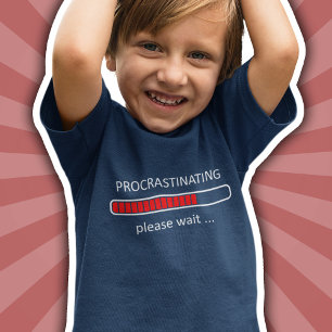 Kinder gameShirt  Vertragend alstublieft wachten T-shirt