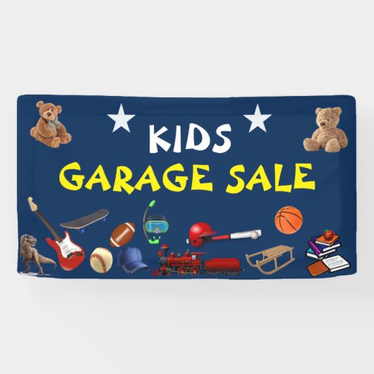 Kinder garage spandoek (Horizontaal)