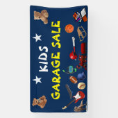 Kinder garage spandoek (Verticaal)
