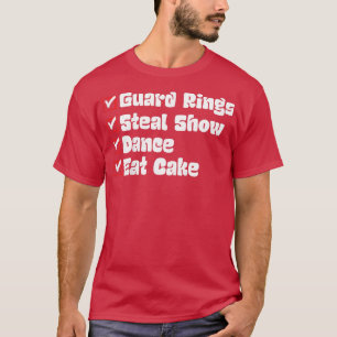 Kinder garde eet de Cake Ring Bearers Kinder Weddi T-shirt