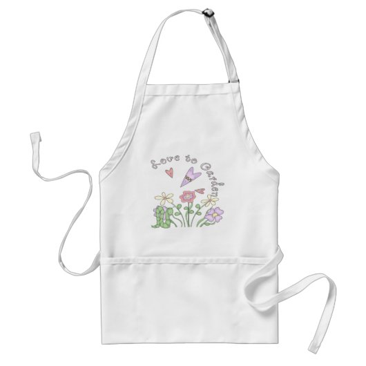 Kinder Gardening Apron Standaard Schort (Voorkant)