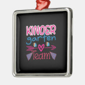 Kinder Garten Team Metalen Ornament (Links)