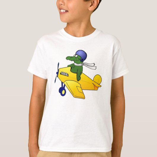 Kinder Gator Plane T-shirt (Voorkant)