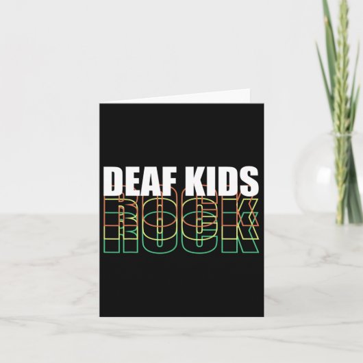 Kinder gebarentaal kaart (Voorkant)