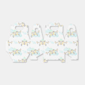 Kinder Geel Vliegtuig Vliegende Luchtvaart Verjaar Bedankdoosjes (Uitgevouwen)