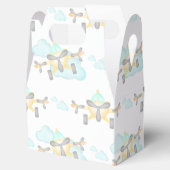 Kinder Geel Vliegtuig Vliegende Luchtvaart Verjaar Bedankdoosjes (Geopend)