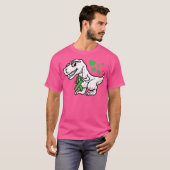Kinder geestelijke gezondheid bewustzijn Dino bewu T-shirt (Voorkant volledig)
