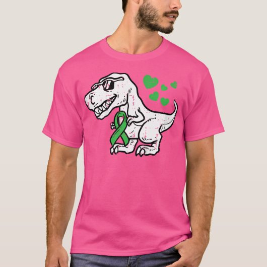 Kinder geestelijke gezondheid bewustzijn Dino bewu T-shirt (Voorkant)