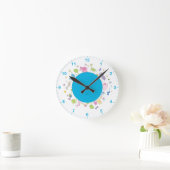 kinder geïllustreerde wandklok (Huis)